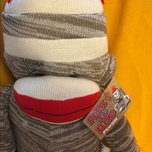 Peek-A-Boo Plush Sock Monkey